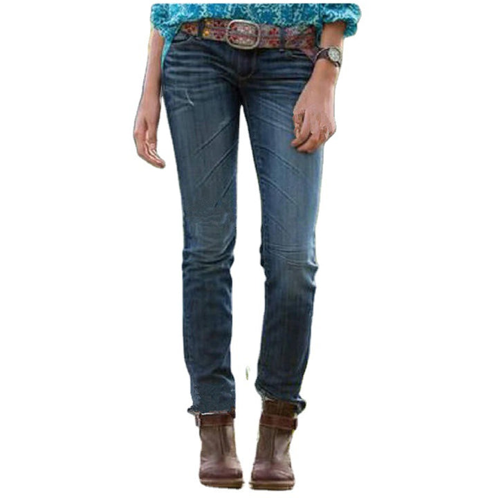 Damernas Slim Fit Jeansbyxa Eva Jonsson-Eva Jonsson