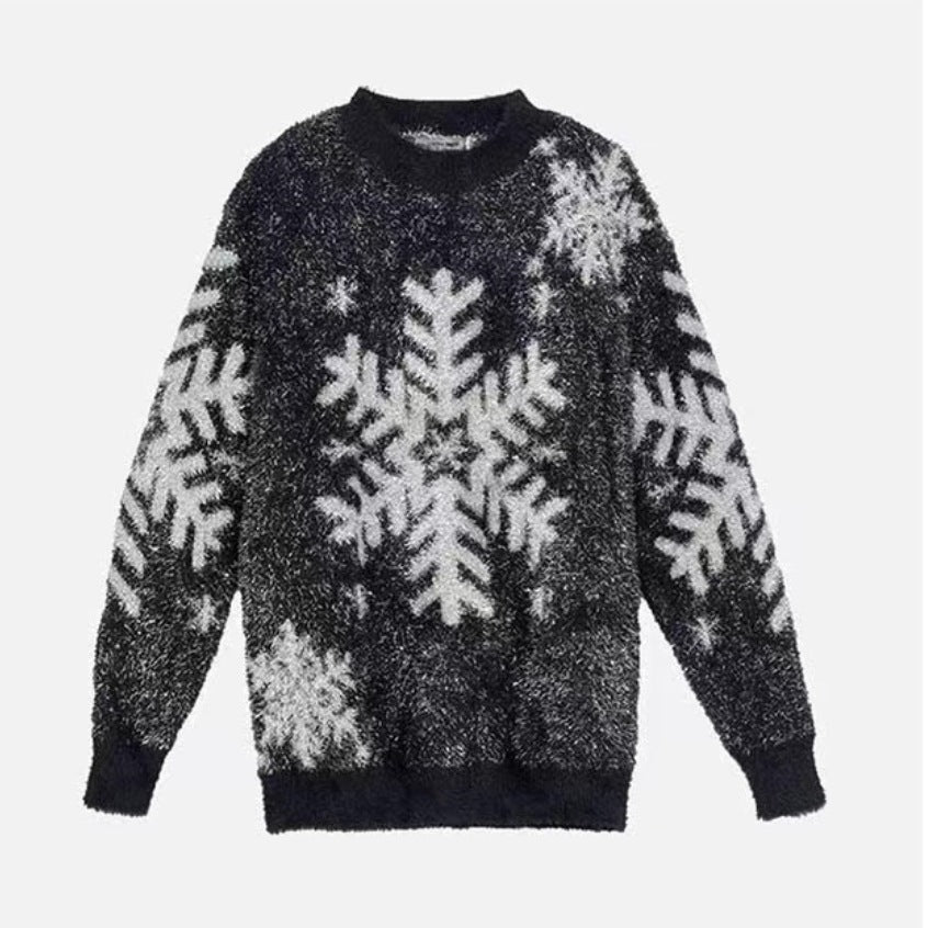 Damernas Snuggly Tröja med Snöflinge-Motiv Mirla-Eva Jonsson