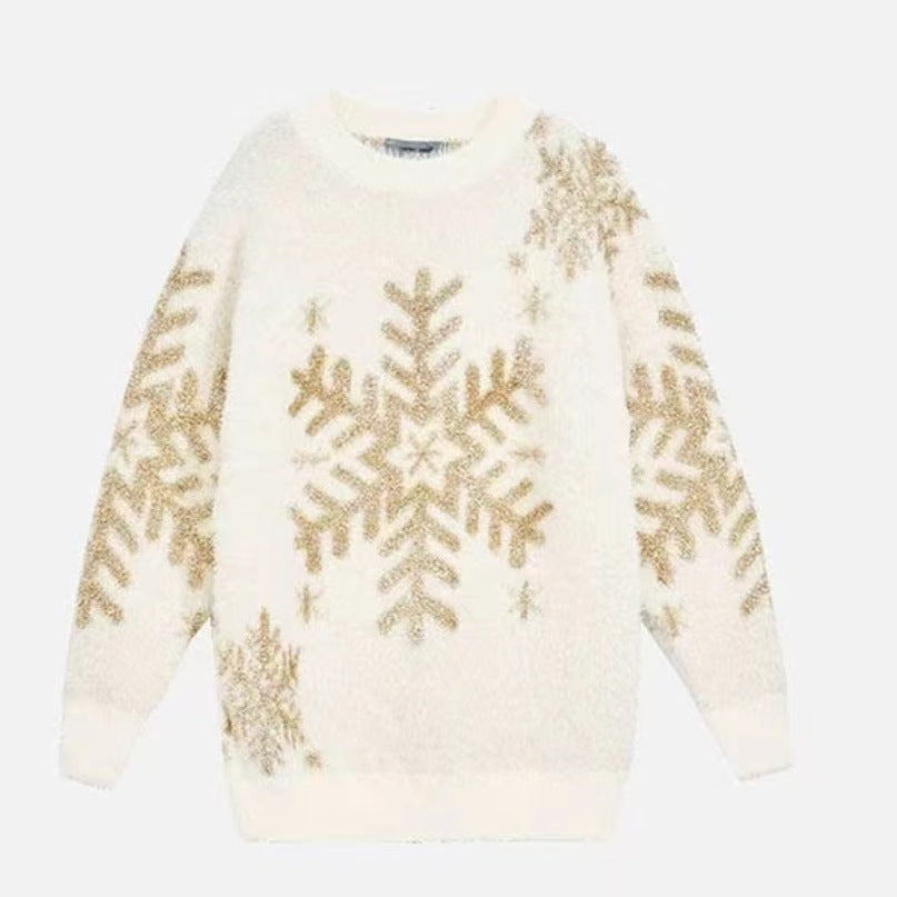 Damernas Snuggly Tröja med Snöflinge-Motiv Mirla-Eva Jonsson