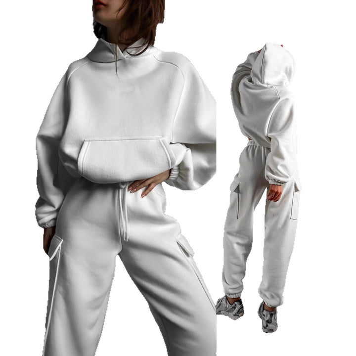 Damernas Sportig Hoodie och Cargo-byxa Set Mirla-Eva Jonsson