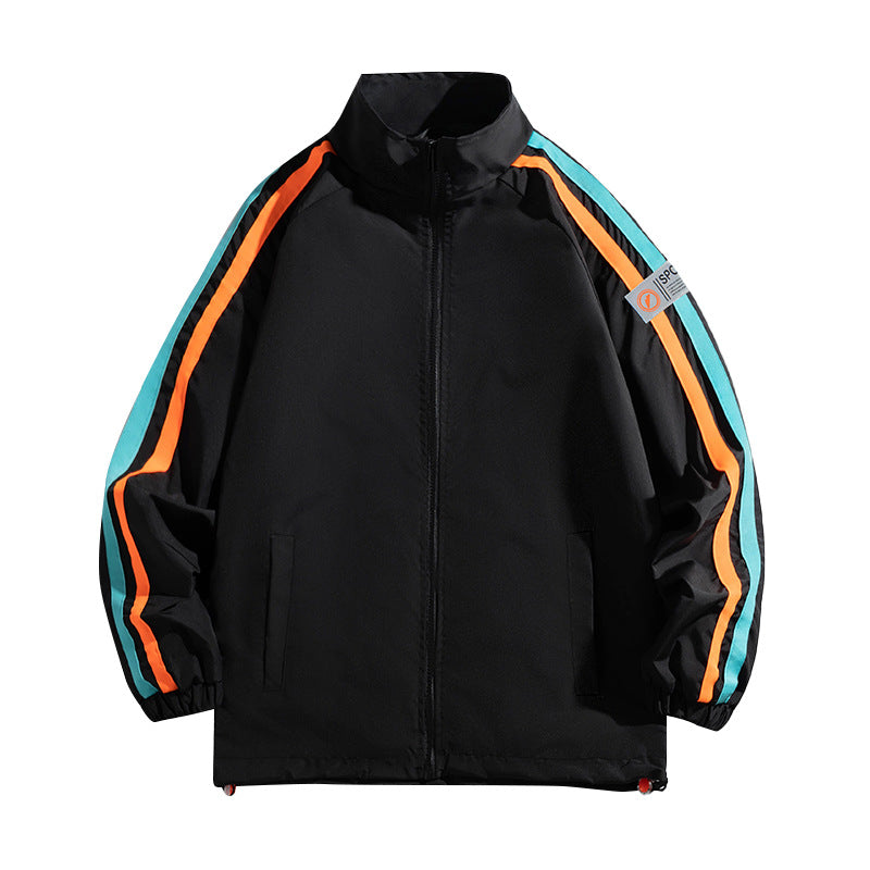 Damernas Sportig Vindjacka med stiliga Kontrastlinjer Mirla-Eva Jonsson
