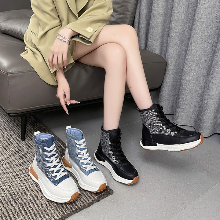 Damernas Sportiga High-Top Sneakers Mirla-Eva Jonsson