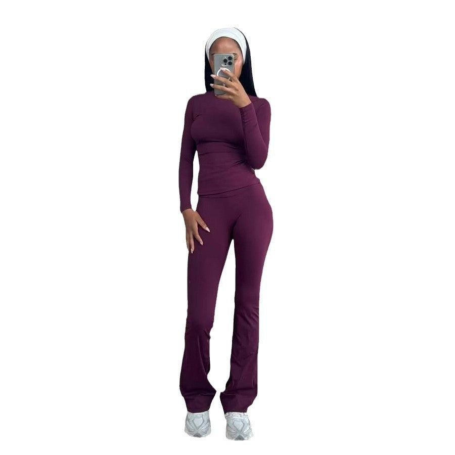 Damernas Sportiga Långärmad Överdel och Leggings Set Mirla-Eva Jonsson