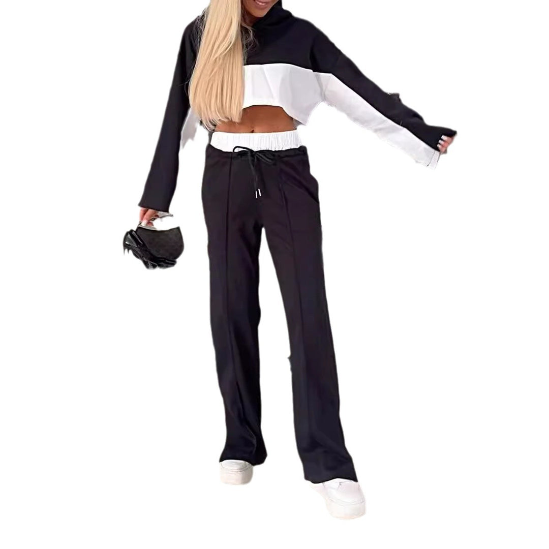 Damernas Sportiga Set av Hoodie och Relaxed Fit Joggingbyxor Mirla-Eva Jonsson