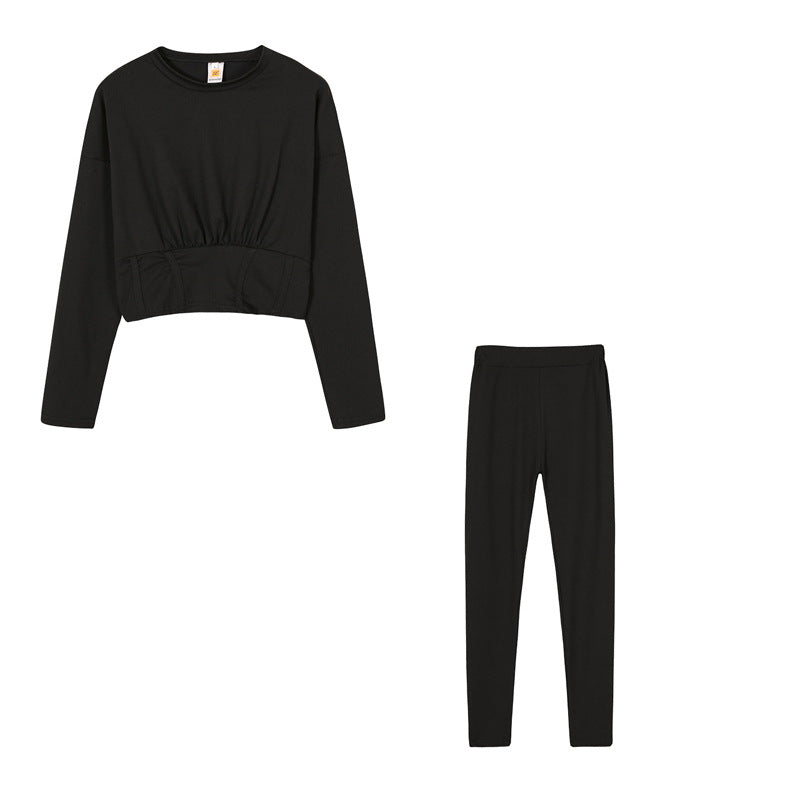 Damernas Sportiga Set med långärmad topp och leggings Mirla-Eva Jonsson