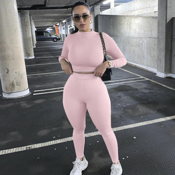 Damernas Sportigt Fitnessset med hög krage Mirla-Eva Jonsson