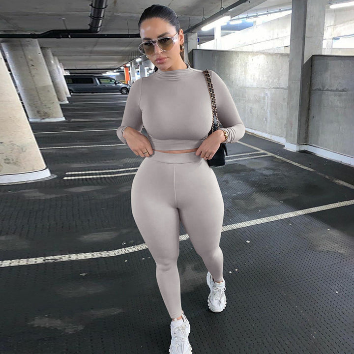 Damernas Sportigt Fitnessset med hög krage Mirla-Eva Jonsson