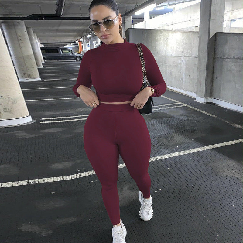 Damernas Sportigt Fitnessset med hög krage Mirla-Eva Jonsson