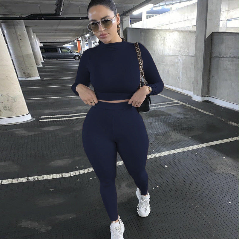 Damernas Sportigt Fitnessset med hög krage Mirla-Eva Jonsson