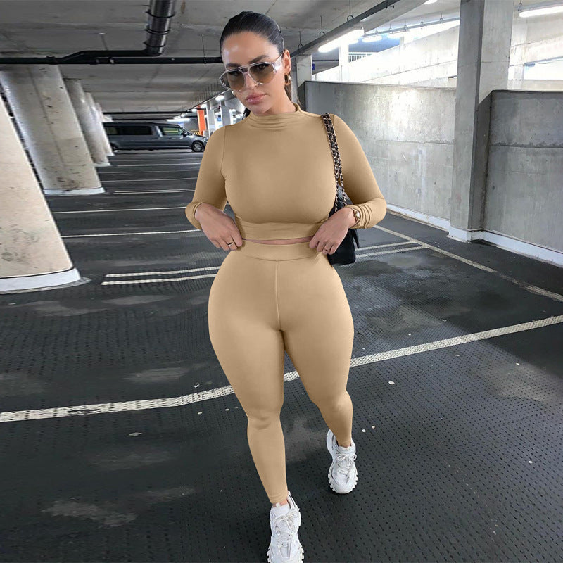 Damernas Sportigt Fitnessset med hög krage Mirla-Eva Jonsson