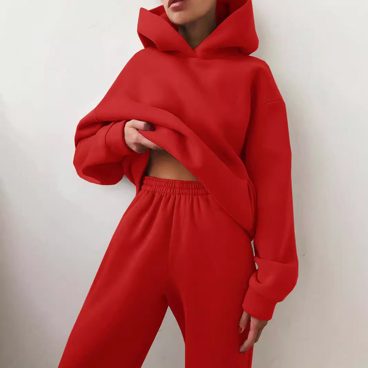 Damernas Sportigt Hoodie och Joggingbyxor Set Mirla-Eva Jonsson