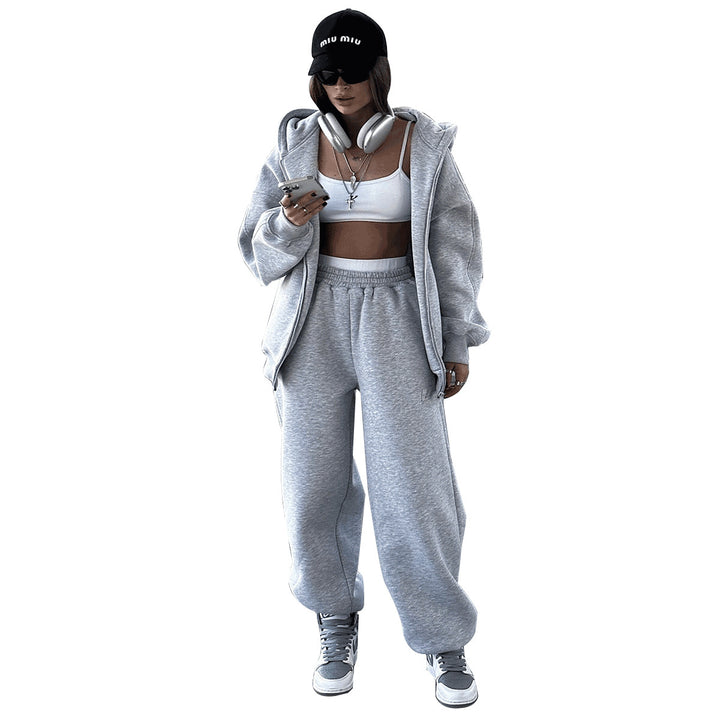 Damernas Sportigt Hoodie och Joggingbyxor Set Mirla-Eva Jonsson