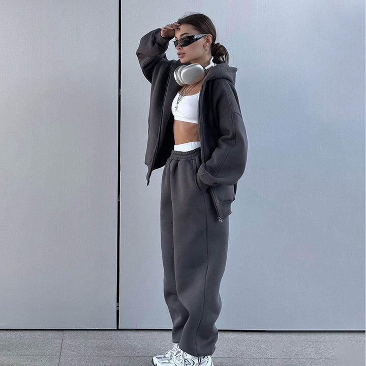 Damernas Sportigt Hoodie och Joggingbyxor Set Mirla-Eva Jonsson