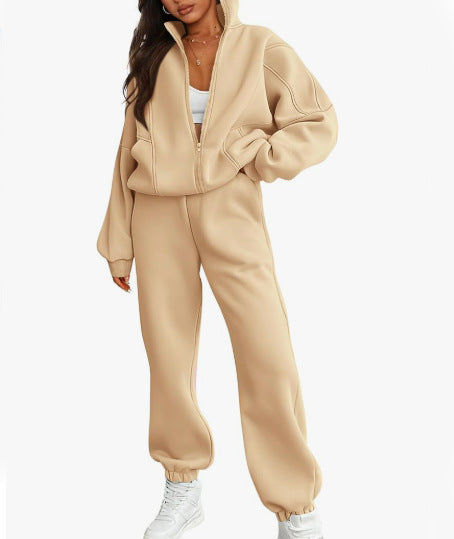 Damernas Sportigt Hoodie-set med hög krage Mirla-Eva Jonsson
