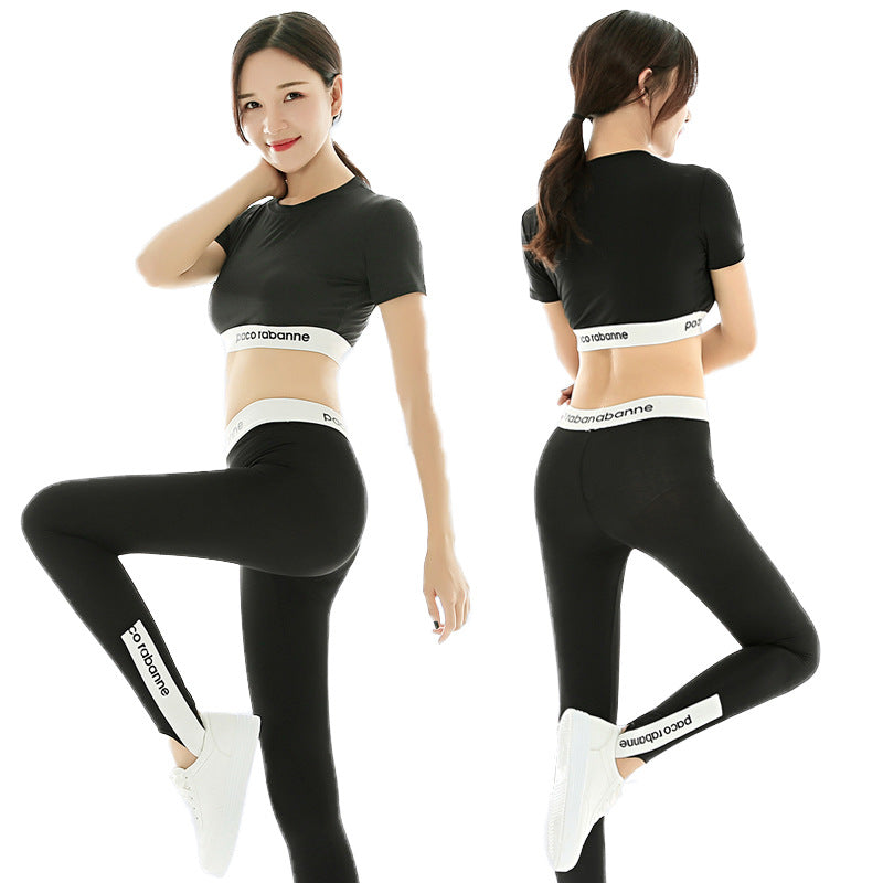 Damernas Sportigt Kortärmad Topp och Leggings Set Mirla-Eva Jonsson