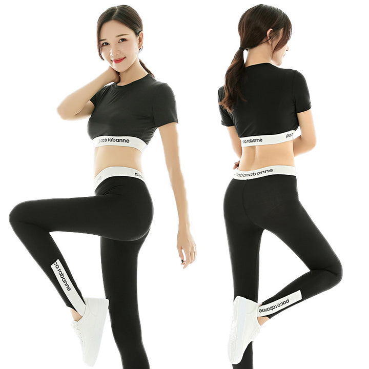 Damernas Sportigt Kortärmad Topp och Leggings Set Mirla-Eva Jonsson