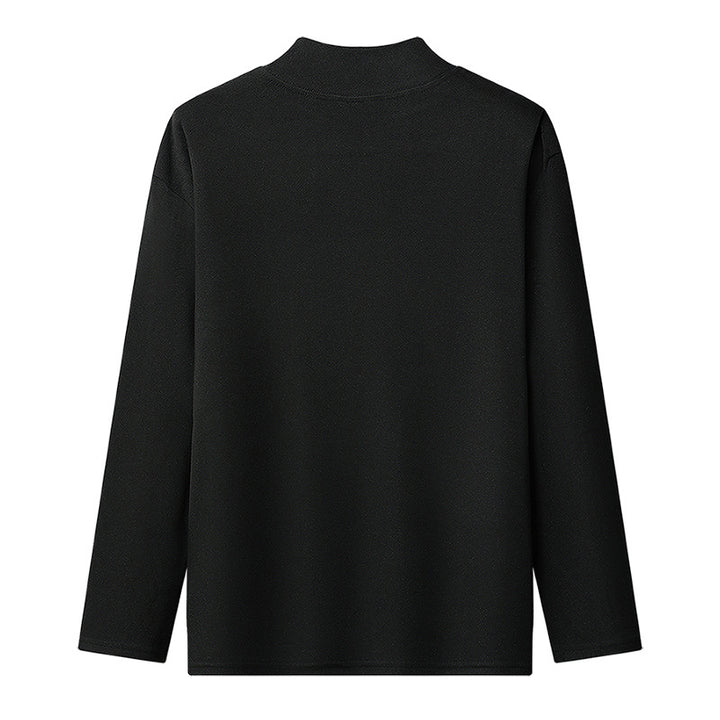 Damernas Ståkrage Långärmad T-shirt i högkvalitativt material Eva Jonsson-Eva Jonsson