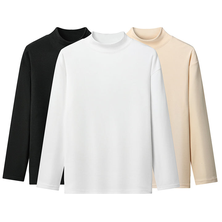 Damernas Ståkrage Långärmad T-shirt i högkvalitativt material Eva Jonsson-Eva Jonsson