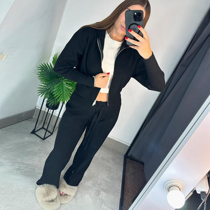 Damernas Stickad Loungewear-set Mirla-Eva Jonsson