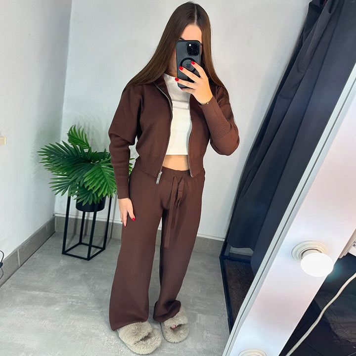 Damernas Stickad Loungewear-set Mirla-Eva Jonsson