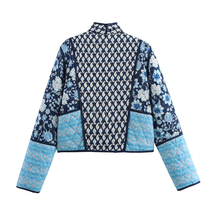 Damernas Stiliga Patchwork-Jacka Mirla-Eva Jonsson