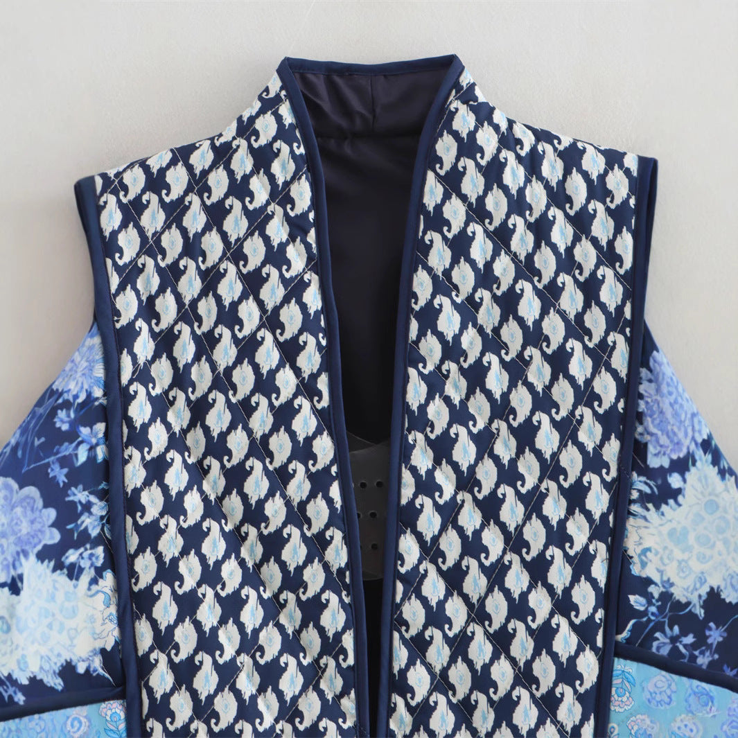 Damernas Stiliga Patchwork-Jacka Mirla-Eva Jonsson
