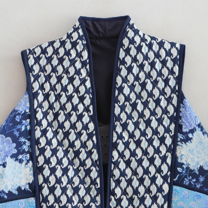 Damernas Stiliga Patchwork-Jacka Mirla-Eva Jonsson