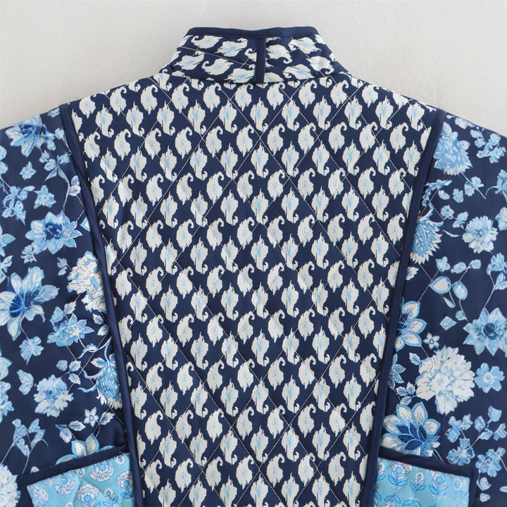Damernas Stiliga Patchwork-Jacka Mirla-Eva Jonsson