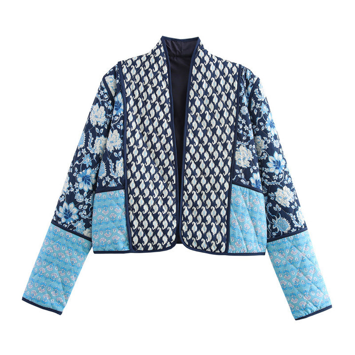 Damernas Stiliga Patchwork-Jacka Mirla-Eva Jonsson