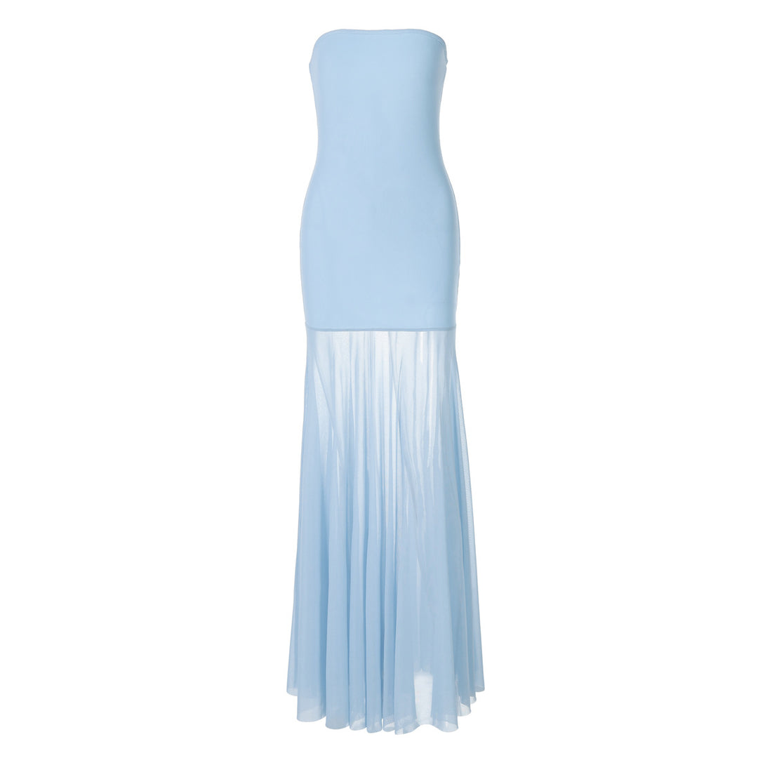 Damernas Strapless Maxiklänning med flödande kjol Mirla-Eva Jonsson