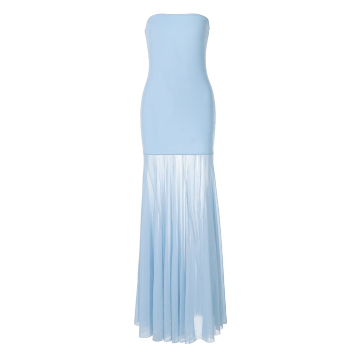 Damernas Strapless Maxiklänning med flödande kjol Mirla-Eva Jonsson