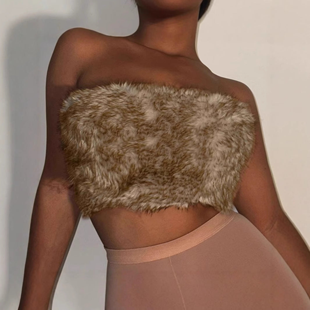 Damernas Stylish konstpäls-bustier Mirla-Eva Jonsson