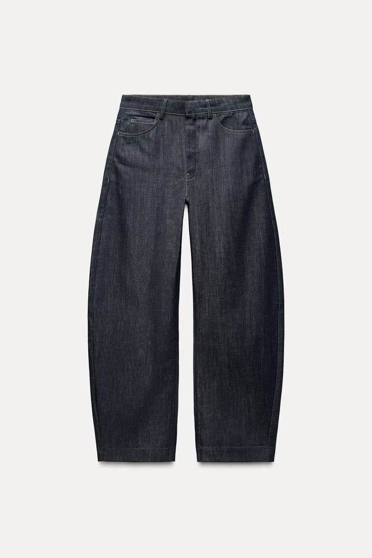 Damernas Trendiga Wide-Leg Jeans med hög midja och avslappnad passform Mirla-Eva Jonsson