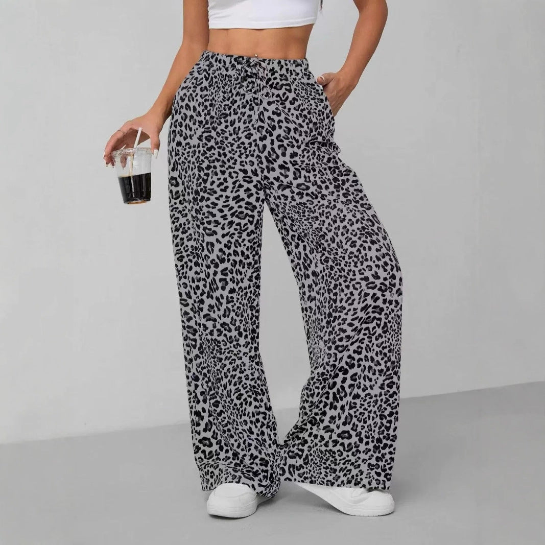 Damernas Vida Chiffonbyxor i leopardmönster Mirla-Eva Jonsson