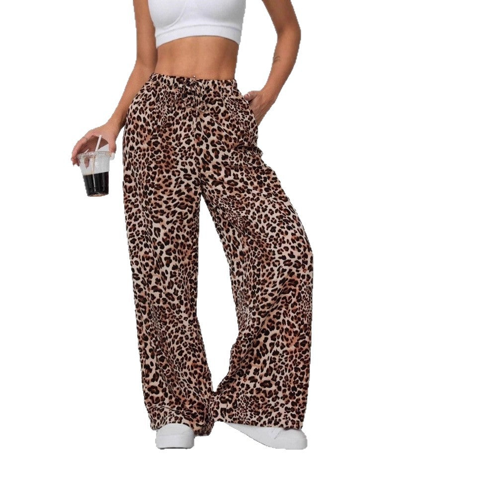 Damernas Vida Chiffonbyxor i leopardmönster Mirla-Eva Jonsson