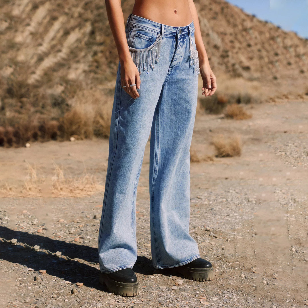 Damernas Vida Högmidjade Jeans Mirla-Eva Jonsson