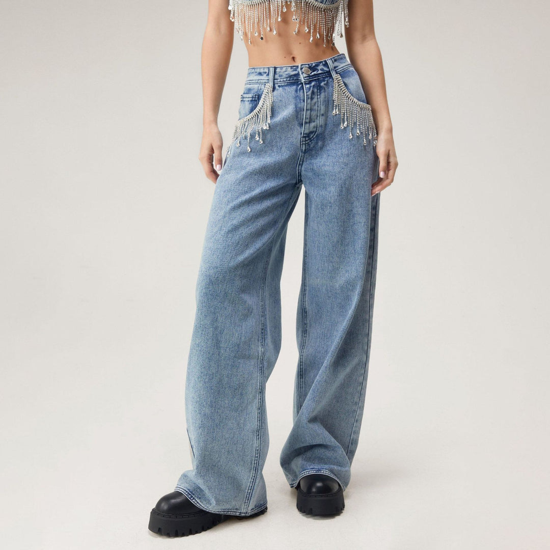 Damernas Vida Högmidjade Jeans Mirla-Eva Jonsson