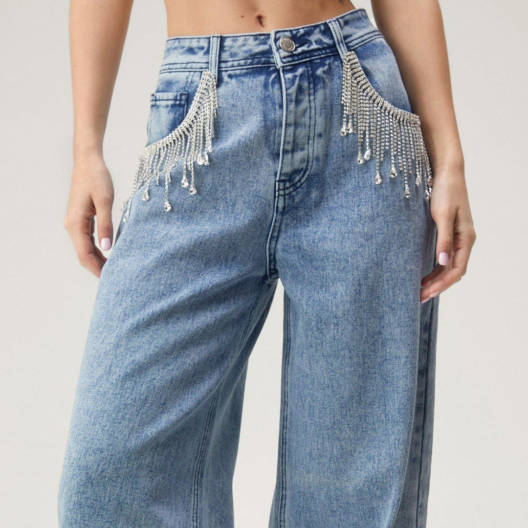 Damernas Vida Högmidjade Jeans Mirla-Eva Jonsson