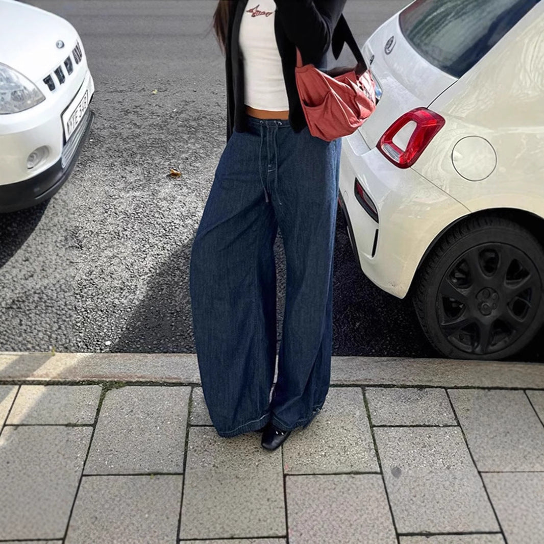 Damernas Vida Jeans med elastisk midjeband och justerbar fåll Mirla-Eva Jonsson