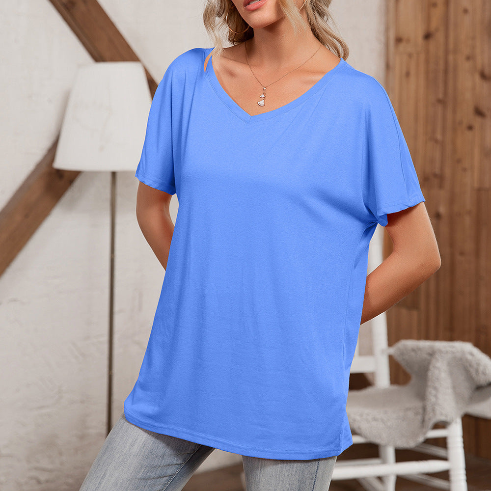 Damernas asymmetriska oversized t-shirt med avslappnad passform Eva Jonsson-Eva Jonsson