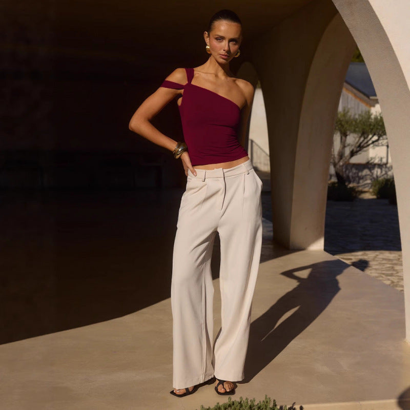 Damernas asymmetriska topp med en axel Eva Jonsson-Eva Jonsson