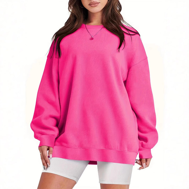 Damernas avslappnad oversized-tröja i lätt tyg Mirla-Eva Jonsson