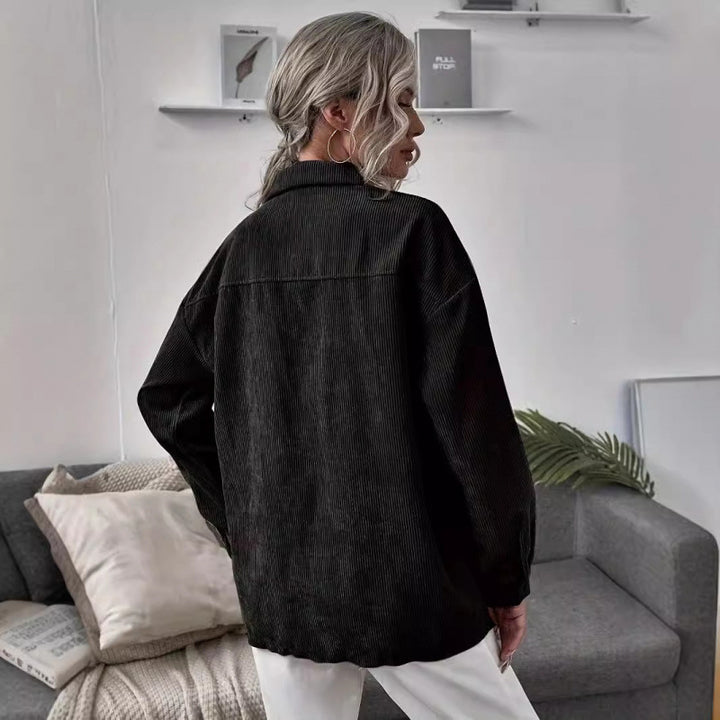 Damernas avslappnade Cordjacka Mirla-Eva Jonsson
