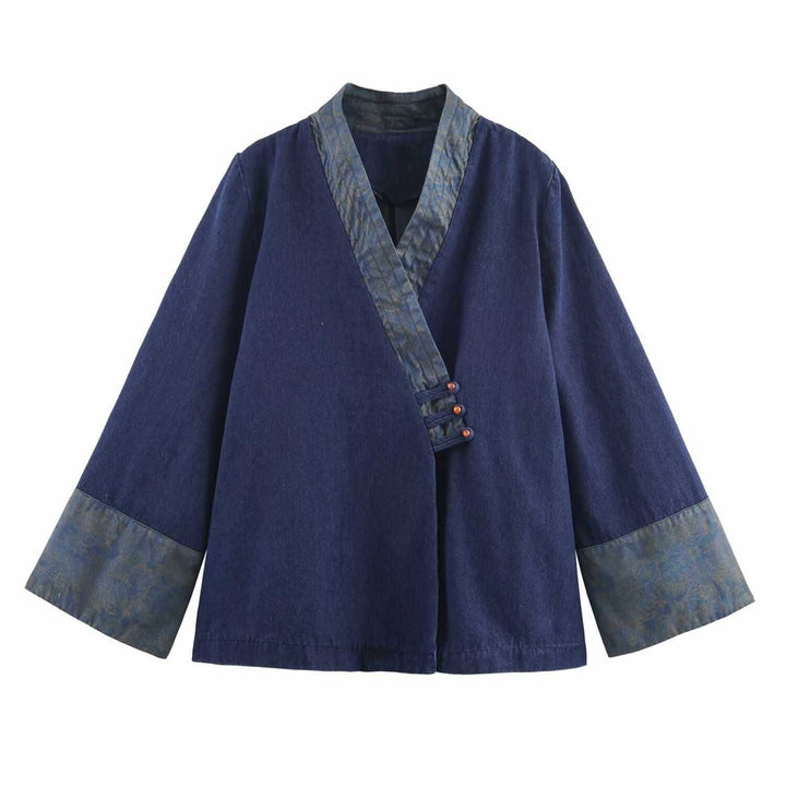 Damernas avslappnade Kimono-jacka Mirla-Eva Jonsson