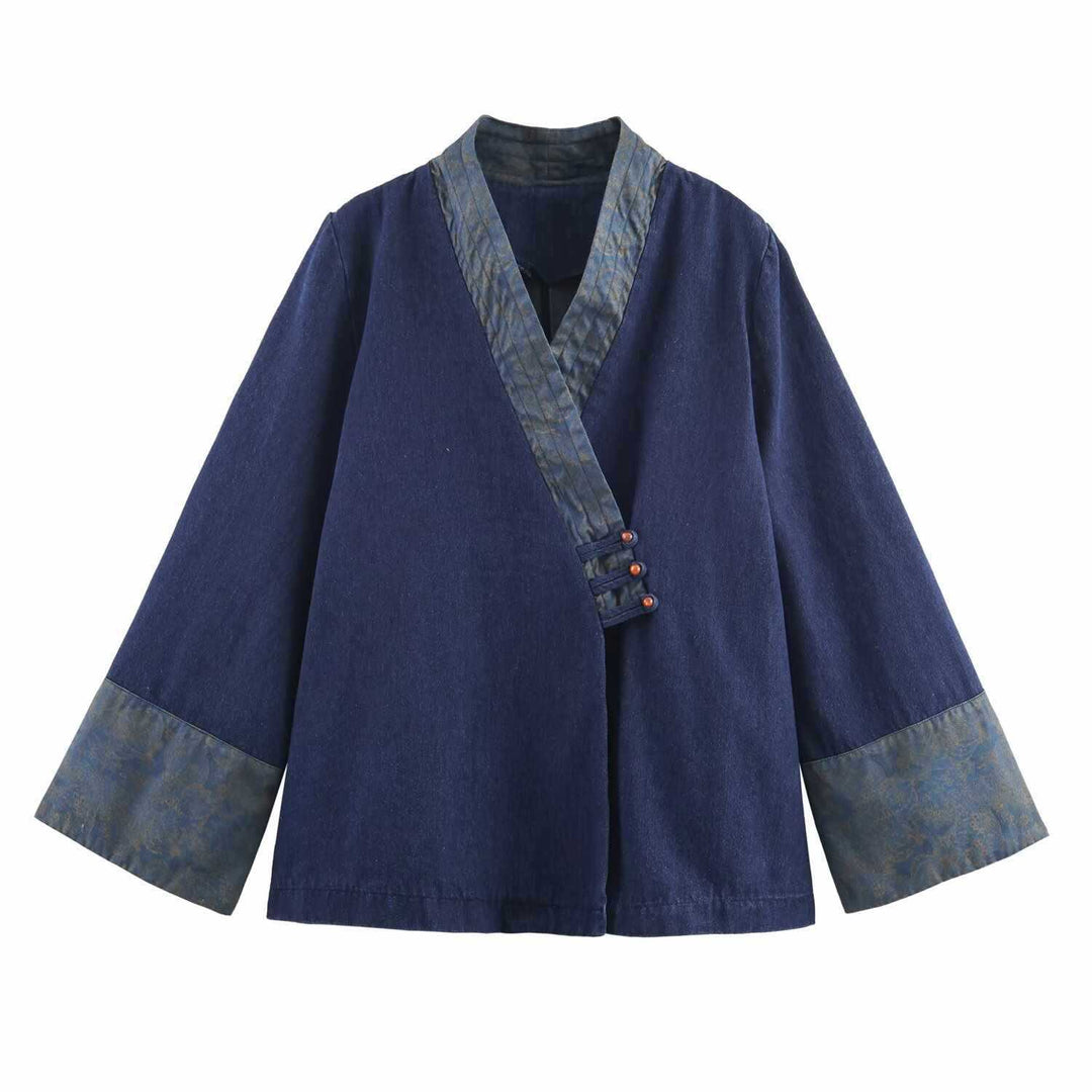 Damernas avslappnade Kimono-jacka Mirla-Eva Jonsson