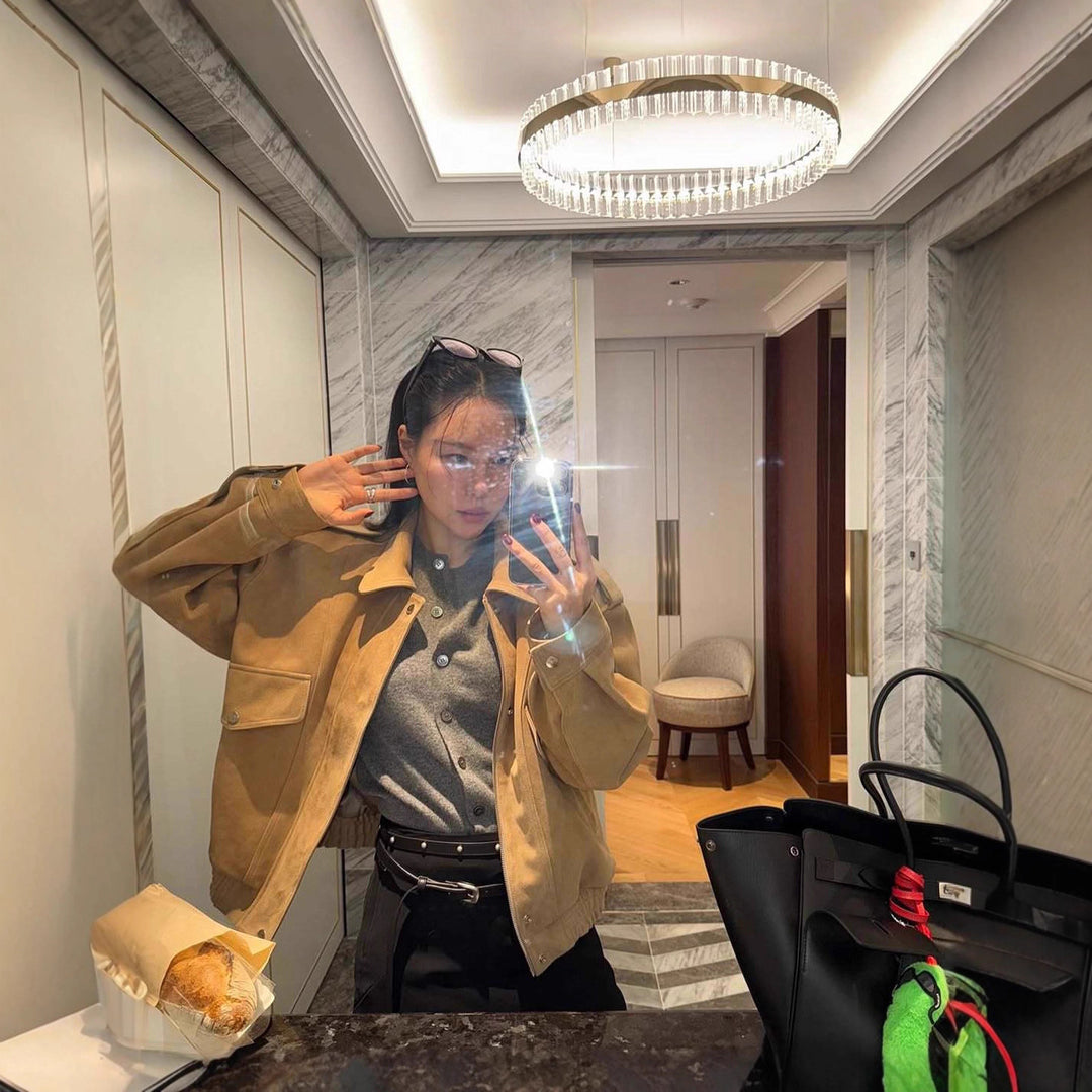 Damernas avslappnade Oversize-jacka Mirla-Eva Jonsson