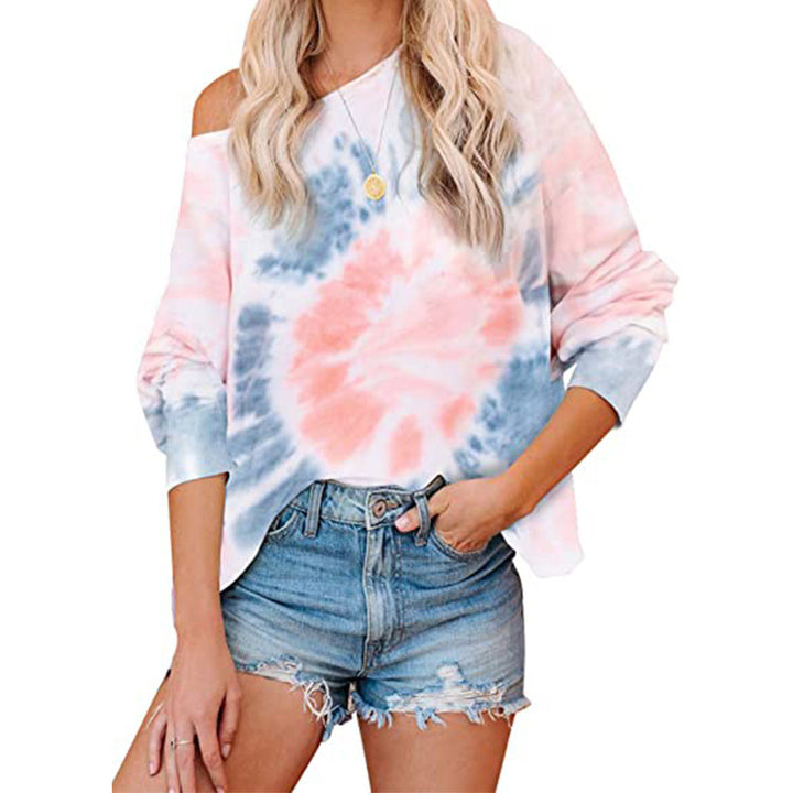 Damernas avslappnade Tie-Dye topp Mirla-Eva Jonsson