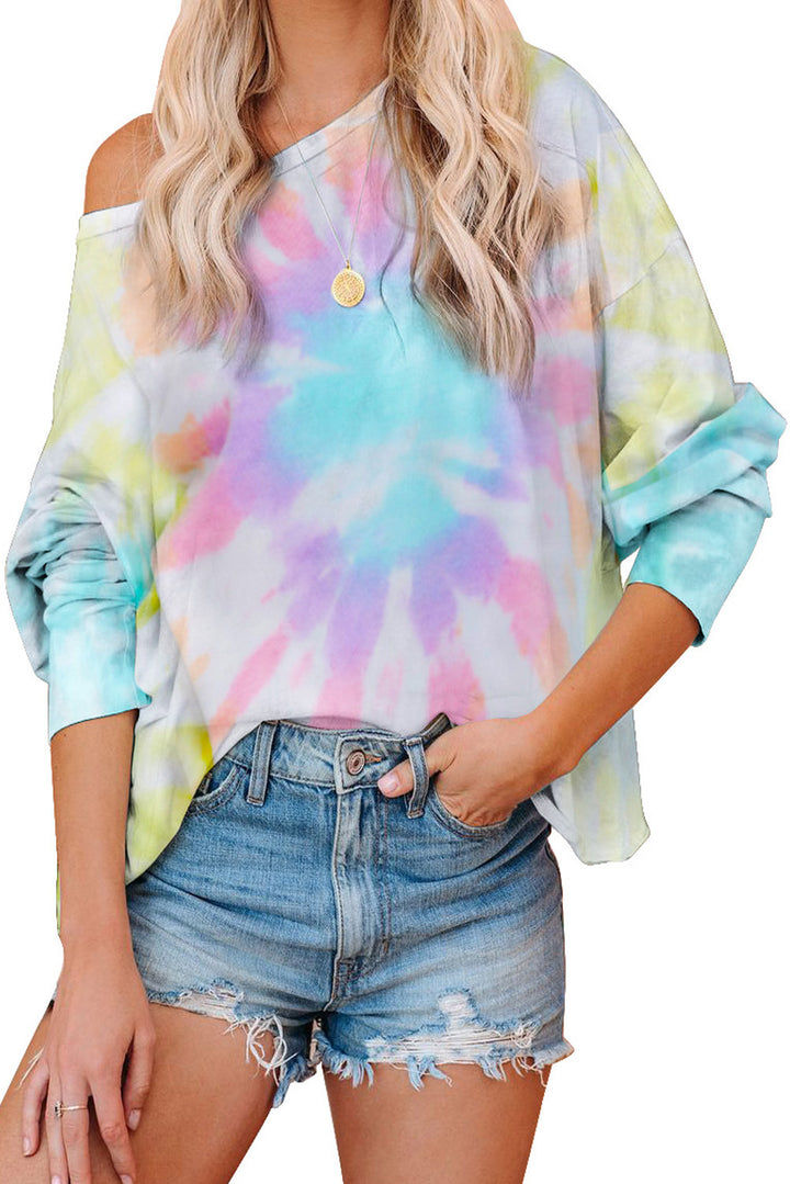 Damernas avslappnade Tie-Dye topp Mirla-Eva Jonsson