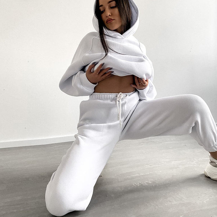 Damernas avslappnade bekväma hoodie och joggingbyxor Mirla-Eva Jonsson