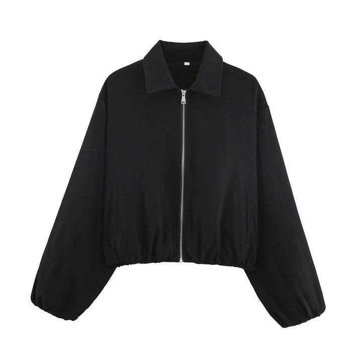 Damernas avslappnade blousonjacka med elastisk midja och praktiska fickor Mirla-Eva Jonsson